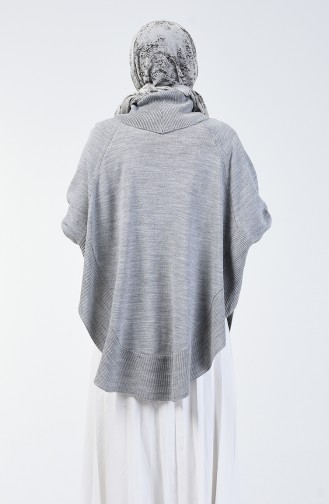 Gray Poncho 1433-03