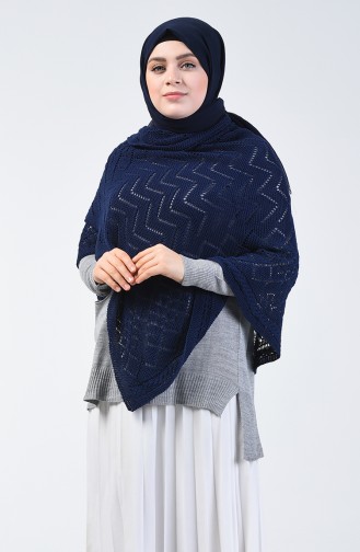 Navy Blue Poncho 1990-04