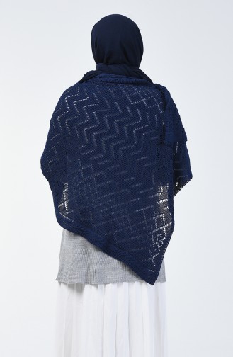 Navy Blue Poncho 1990-04