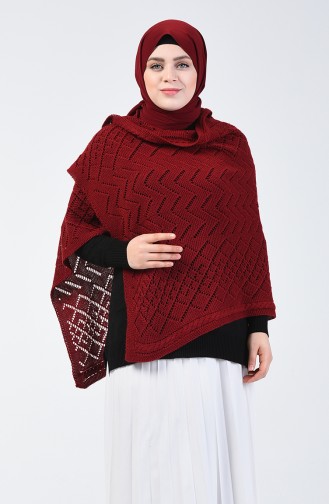 Claret Red Poncho 1990-06