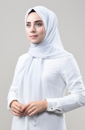 Karaca Echarpe Crêpe 90676-17 Gris Clair 90676-17