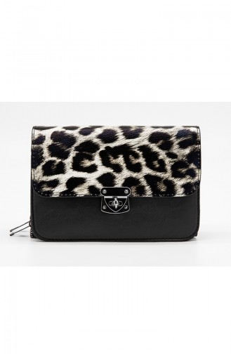 Sac Pour Femme BB3514-992 Noir Blanc Leopard 3514-992