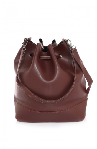 Stilgo Damen Schultertasche AV62Z-02 Weinrot Anaconda 62Z-02