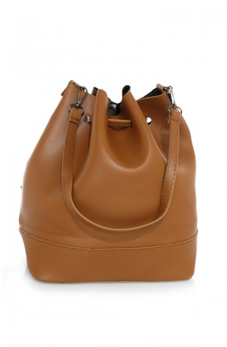 Stilgo Damen Schultertasche AV62Z-03 Tabak Anaconda 62Z-03