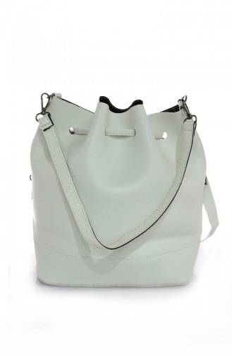 Stilgo Damen Schultertasche AV62Z-04 Weiss Anaconda 62Z-04