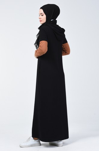 فستان أسود 09049-03
