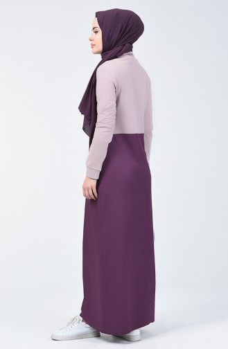 Zwetschge Hijab Kleider 09050-02