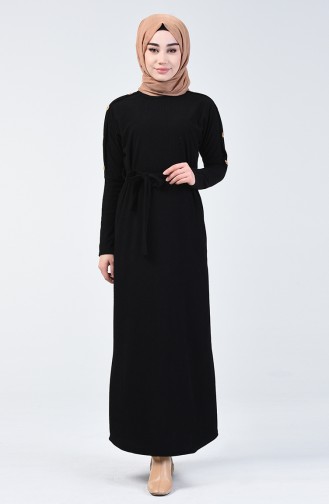 Black İslamitische Jurk 5306-04