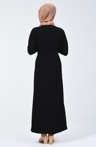 Black İslamitische Jurk 5306-04