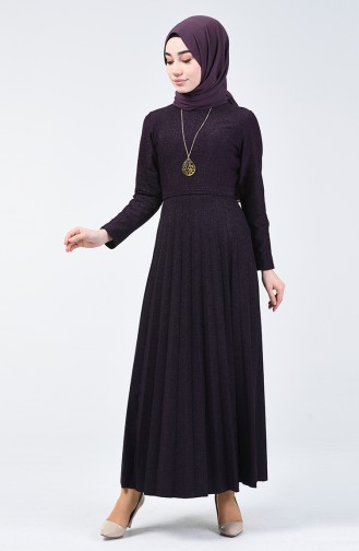 Lila Hijab Kleider 5115-01