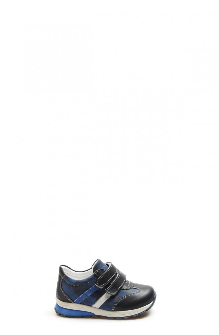 navy blue kids shoes