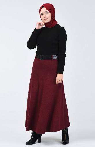 Claret Red Skirt 5300-06