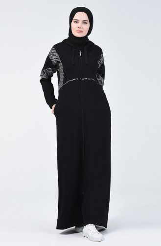 Black Abaya 09051-03