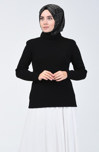 Schwarz Pullover 4196-03