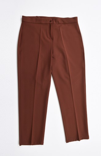 Large Size Straight Cuff Trousers 1110-15 dark Mink 1110-24