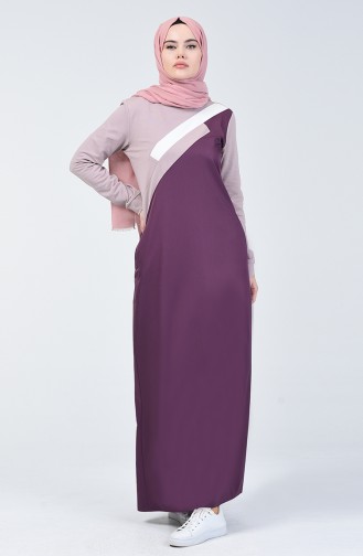 Zwetschge Hijab Kleider 09052-01