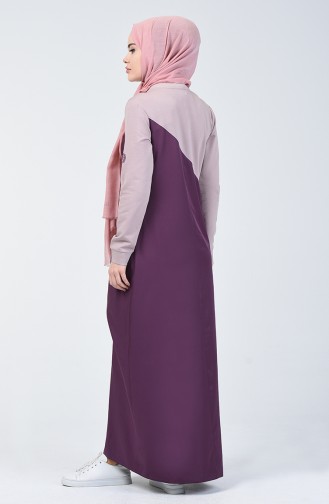 Zwetschge Hijab Kleider 09052-01