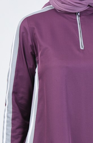 Cepli Spor Elbise 09058-03 Mürdüm