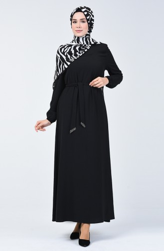 Black İslamitische Jurk 8091-04