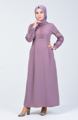 فستان رمادي 5074-03