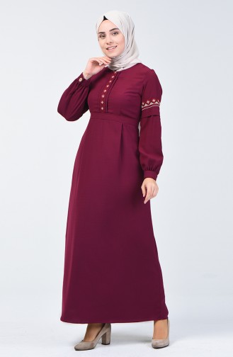 Zwetschge Hijab Kleider 5074-05