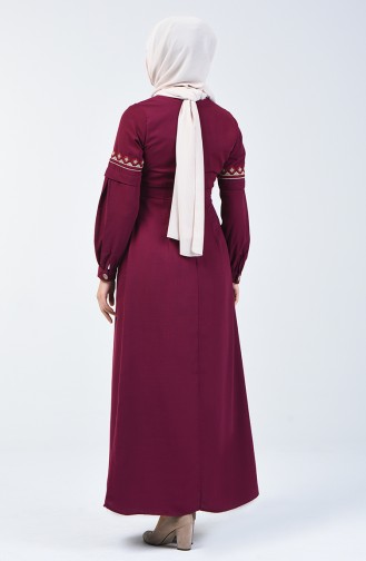 Zwetschge Hijab Kleider 5074-05