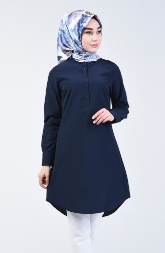 Navy Blue Tuniek 6438-03