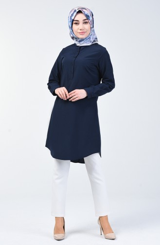 Navy Blue Tuniek 6438-03