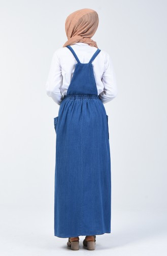 Nakışlı Kot Jile 5062-01 Lacivert