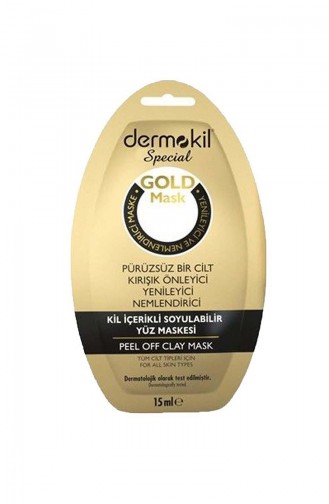 Dermokil Special Soyulabilir Kil İçerikli Gold Maske 15 ml MY-7601 7601