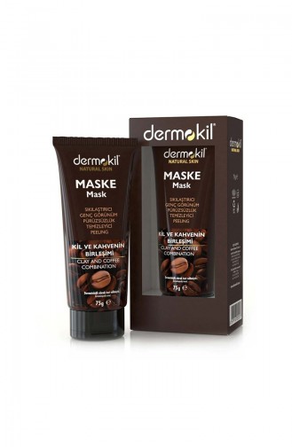 Dermokil Masque Raffermissant Naturel à L argile et au Café Pour une Apparence Jeune 75 ml MY-7603 7603