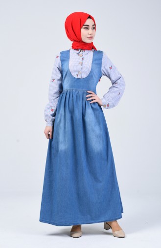 Lila Hijab Kleider 5090-01