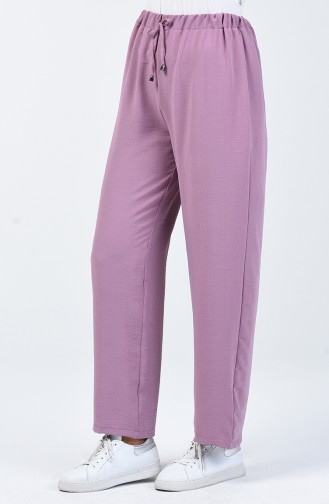 Aerobin Fabric Elastic waist Trousers 0054-08 Magenta 0054-08