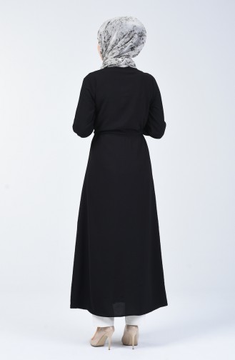 Black İslamitische Jurk 5388-01