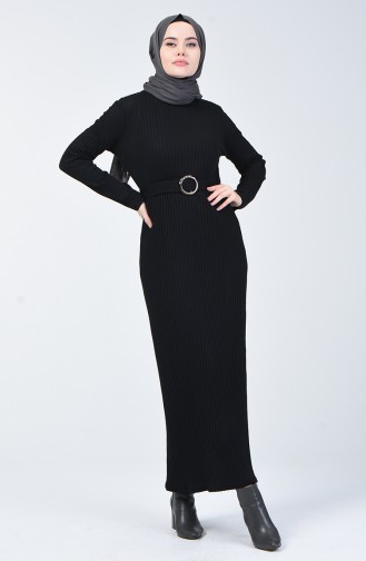 Black İslamitische Jurk 3141-07