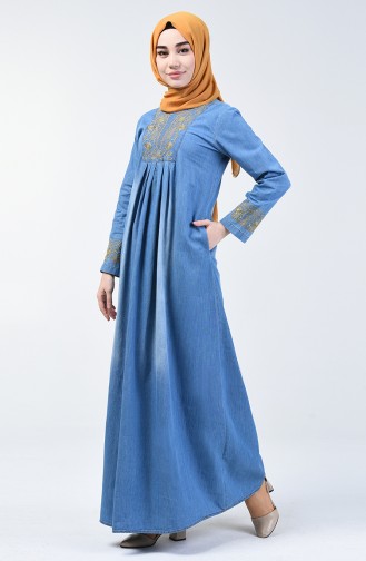 Jeans Blue İslamitische Jurk 3658-02