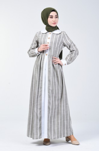 فستان أخضر حشيشي 6020-02