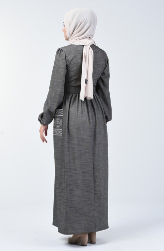 Black İslamitische Jurk 7000-03