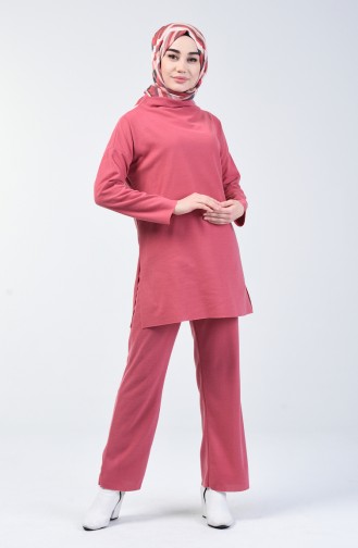 Thessaloniki Fabric Tunic Trousers Double Suit 3038-02 Dry Rose 3038-02