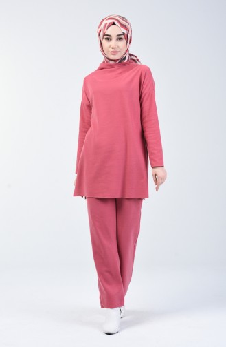 Thessaloniki Fabric Tunic Trousers Double Suit 3038-02 Dry Rose 3038-02