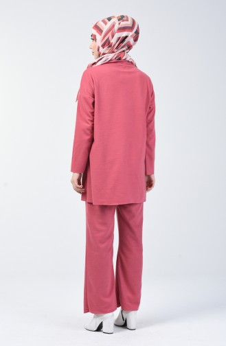 Thessaloniki Fabric Tunic Trousers Double Suit 3038-02 Dry Rose 3038-02