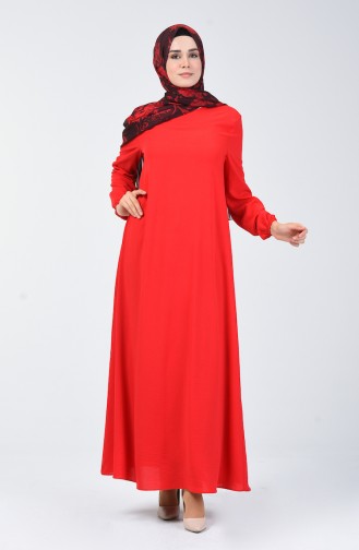 Red İslamitische Jurk 0061-11