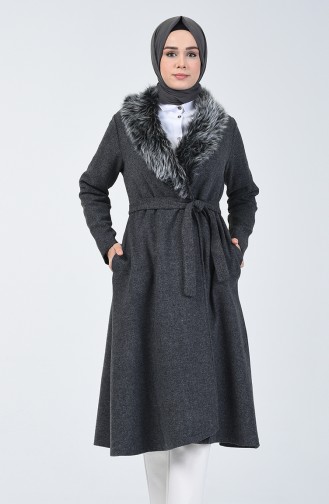 Fur Felt Coat Anthracite 5091A-03