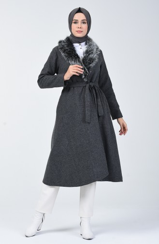 Fur Felt Coat Anthracite 5091A-03