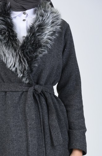 Fur Felt Coat Anthracite 5091A-03