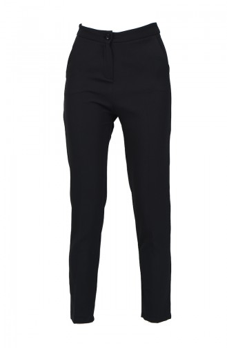 Pantalon à Poche 7282-01 Noir 7282-01