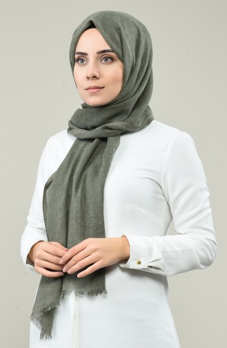 Organic Linen Shawl 3009OK-06 Khaki 3009OK-06