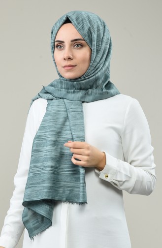 شال قطني أخضر لوزي 3010TS-05