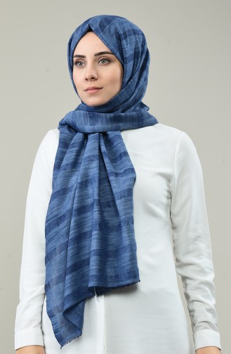 Stoned Cotton Shawl 3010TS-09 Jeans Blue 3010TS-09