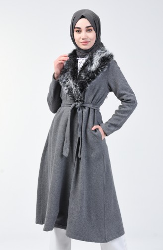 Fur Felt Coat Smoky 5091-02